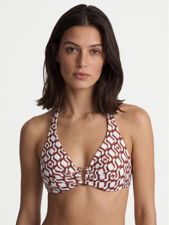Zdjęcie produktu Max Mara Beachwear Góra od bikini Avena 2616821289 Brązowy