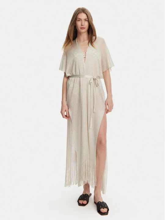 Zdjęcie produktu Max Mara Beachwear Kimono Zarelia 2516691029 Beżowy Relaxed Fit