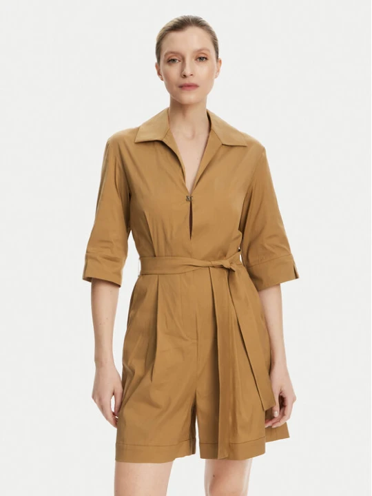Zdjęcie produktu Max Mara Beachwear Kombinezon Canard 2516241019 Brązowy Regular Fit