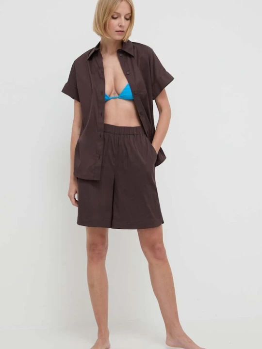 Zdjęcie produktu Max Mara Beachwear koszula plażowa brązowy