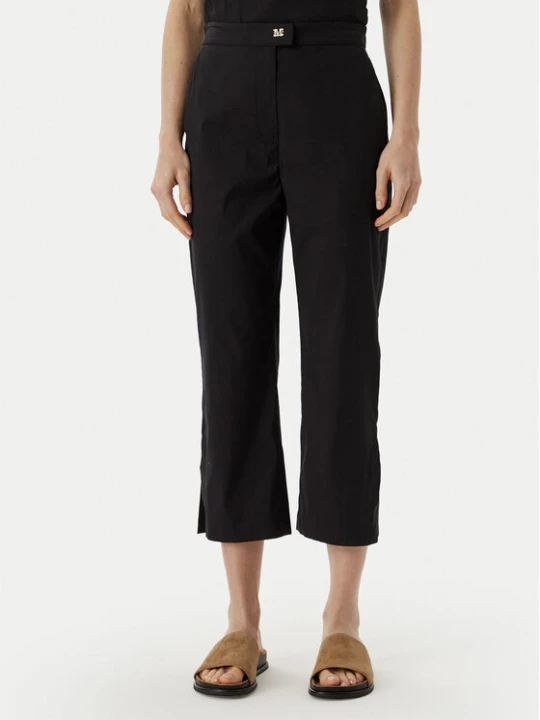 Zdjęcie produktu Max Mara Beachwear Spodnie materiałowe 2616131029650 Czarny Regular Fit