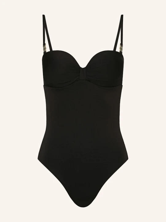 Zdjęcie produktu Max Mara Beachwear Strój Kąpielowy Bandeau Chantal schwarz CZARNY
