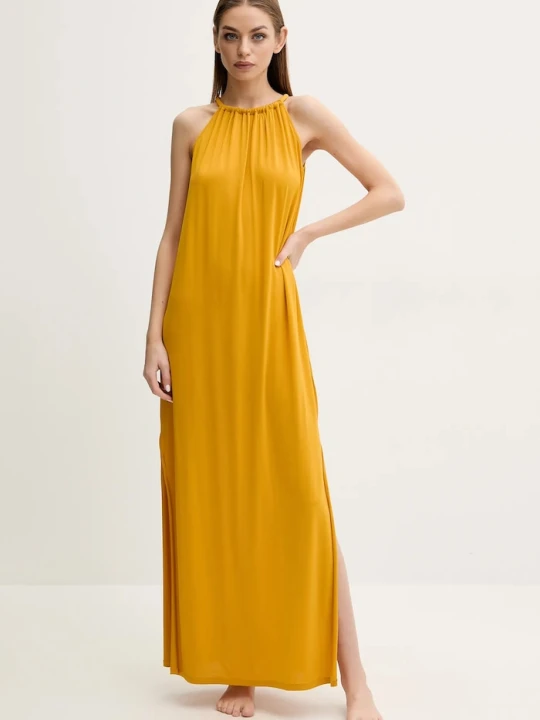 Zdjęcie produktu Max Mara Beachwear sukienka plażowa żółty