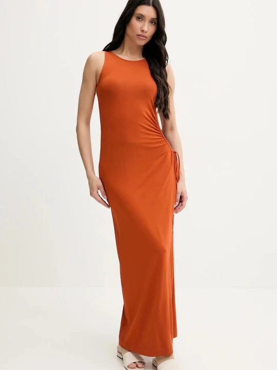 Zdjęcie produktu Max Mara Beachwear sukienka plażowa pomarańczowy