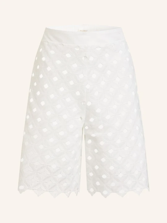 Zdjęcie produktu Max Mara Beachwear Szorty Z Dzianiny Szydełkowej Uguale weiss BIAŁY