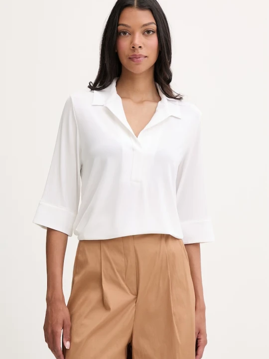 Zdjęcie produktu Max Mara Beachwear t-shirt plażowy damski CALATA beżowy