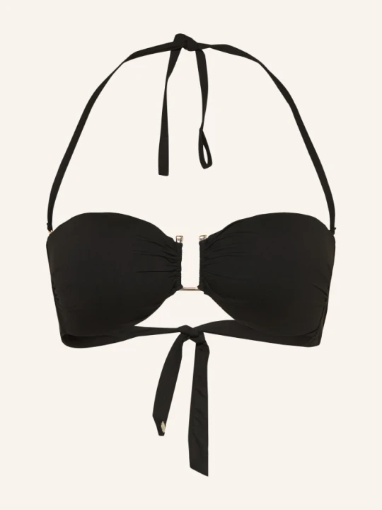 Zdjęcie produktu Max Mara Beachwear Top Bikini Typu Bandeau Amelia schwarz CZARNY