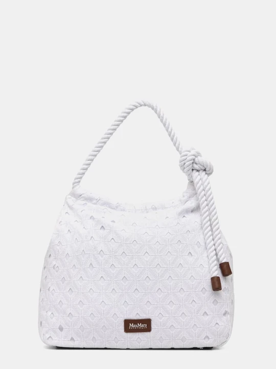 Zdjęcie produktu Max Mara Beachwear torebka shopper damska ARTE biały