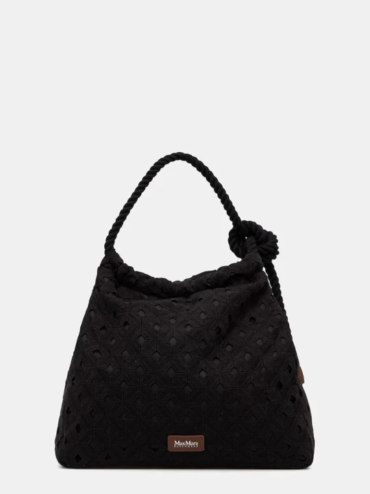 Zdjęcie produktu Max Mara Beachwear torebka shopper damska ARTE czarny