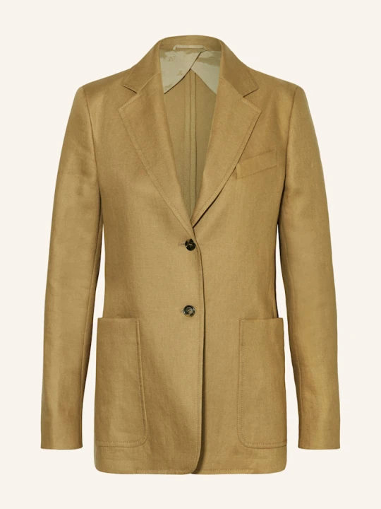 Zdjęcie produktu Max Mara Blezer Z Lnu Guglia braun CAMELOWY