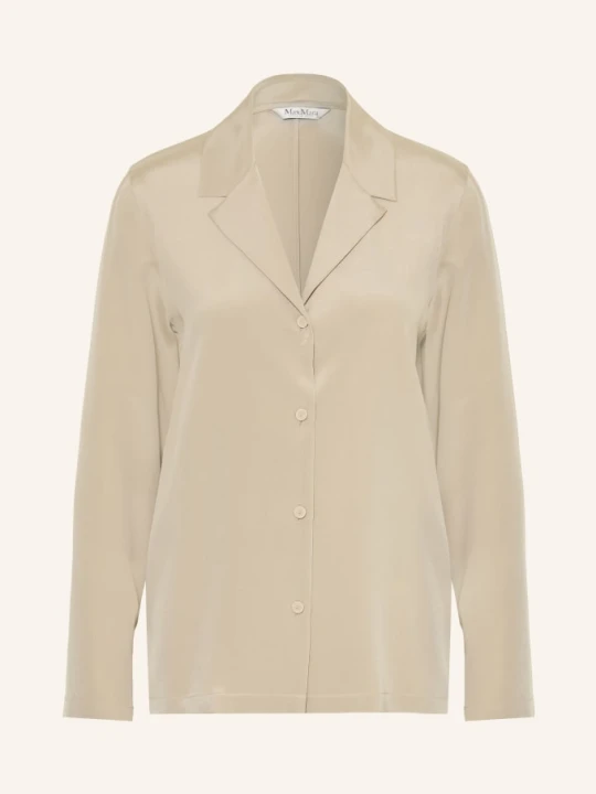 Zdjęcie produktu Max Mara Bluzka Aedo Z Jedwabiu beige