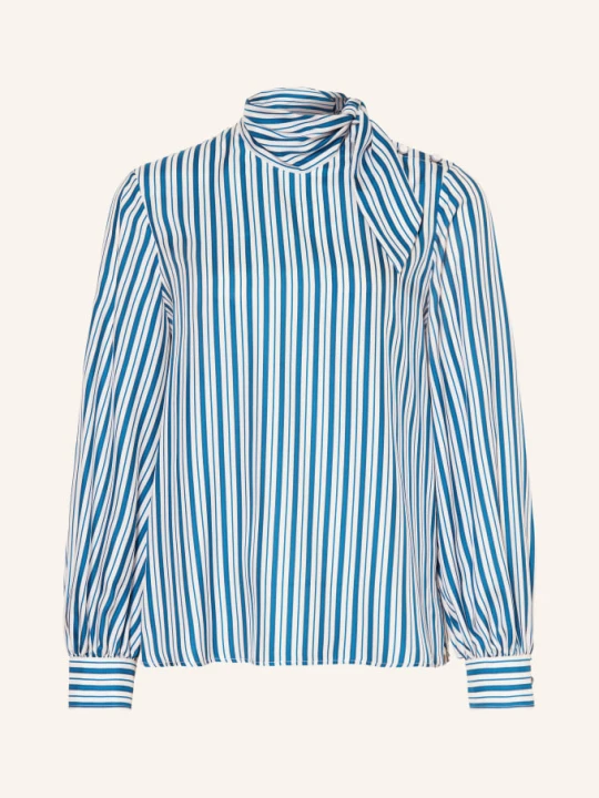 Zdjęcie produktu Max Mara Bluzka Bingo Z Jedwabiu blau