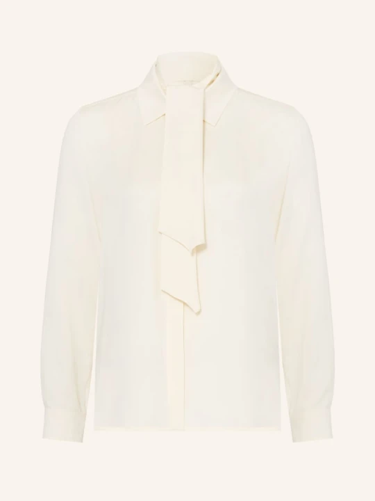 Zdjęcie produktu Max Mara Bluzka Colmo Z Jedwabiu Z Odpinanym Kołnierzykiem beige ECRU