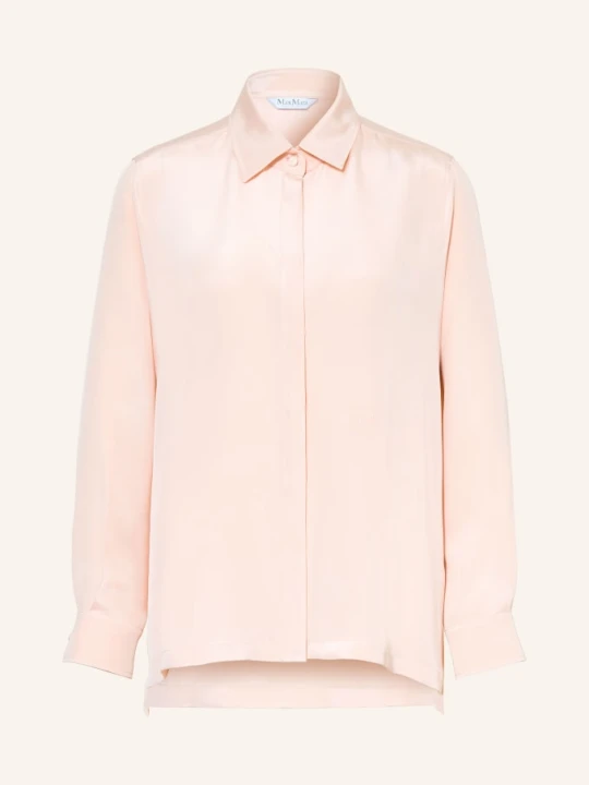 Zdjęcie produktu Max Mara Bluzka Koszulowa Geranio Z Jedwabiu rosa BLADORÓŻOWY