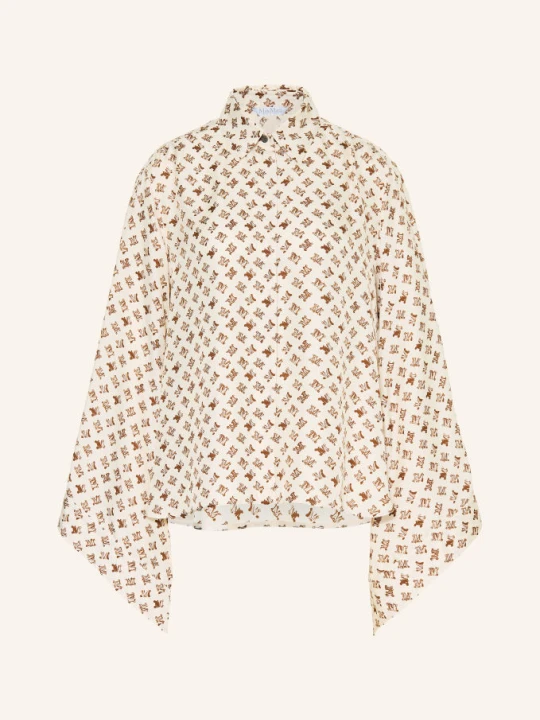 Zdjęcie produktu Max Mara Bluzka Obice Z Jedwabiu weiss biały