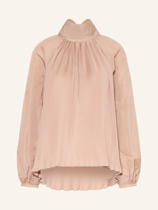 Zdjęcie produktu Max Mara Bluzka Z Kokardą Valle Z Plisami rosa BLADORÓŻOWY