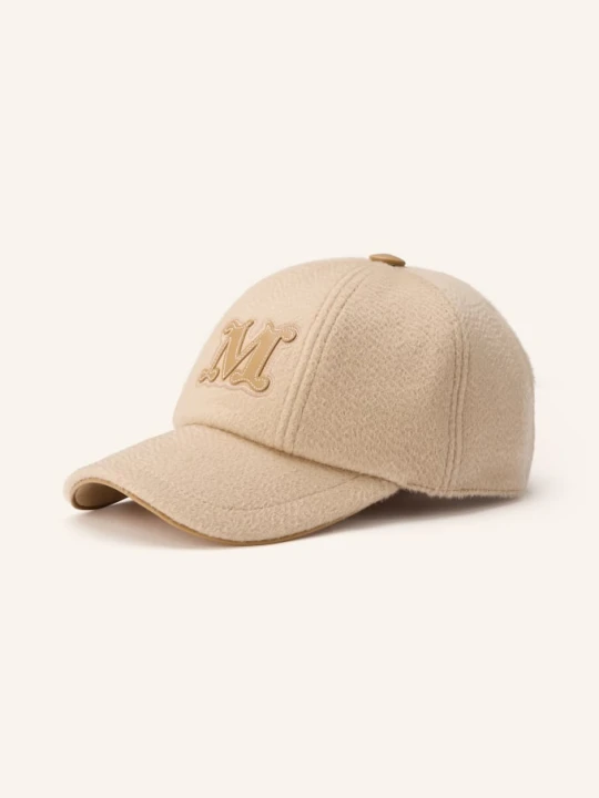 Zdjęcie produktu Max Mara Czapka Z Kaszmiru Feltre beige JASNOBRĄZOWY