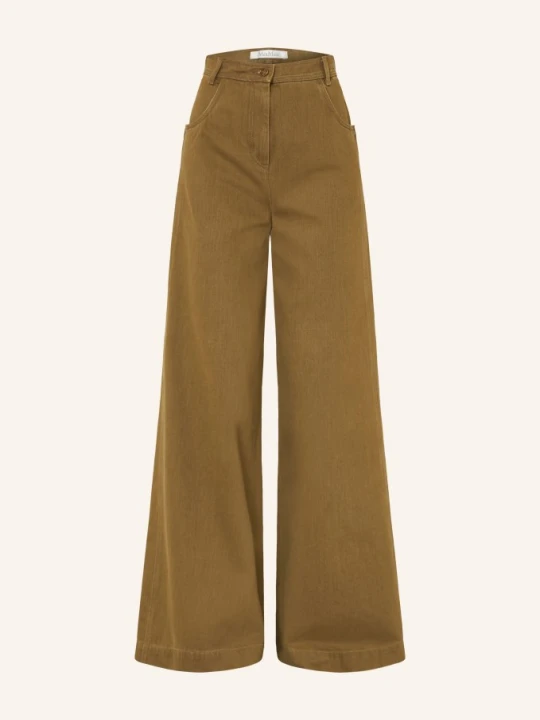 Zdjęcie produktu Max Mara Jeansy Wide Leg Alamaro gruen 002 khaki green