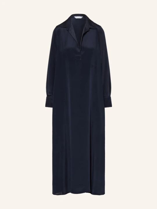 Zdjęcie produktu Max Mara Jedwabna Sukienka Gambero blau GRANATOWY
