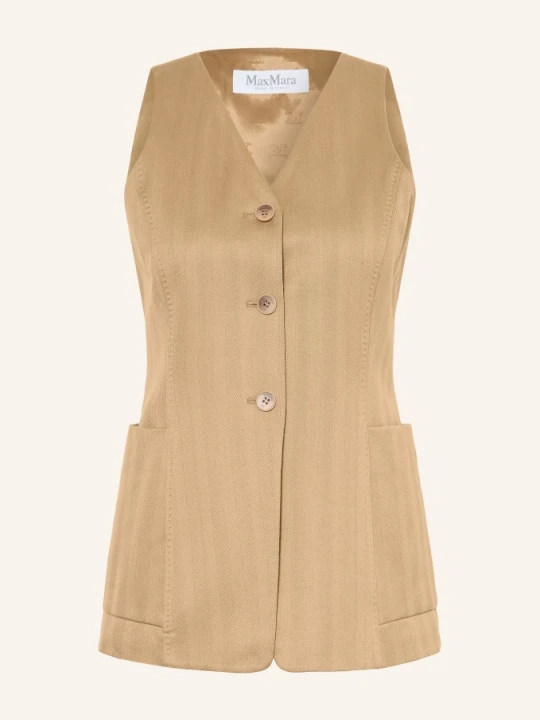 Zdjęcie produktu Max Mara Kamizelka Blezerowa Falla braun CAMELOWY