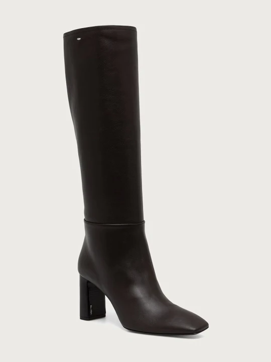 Zdjęcie produktu Max Mara kozaki damskie skórzane