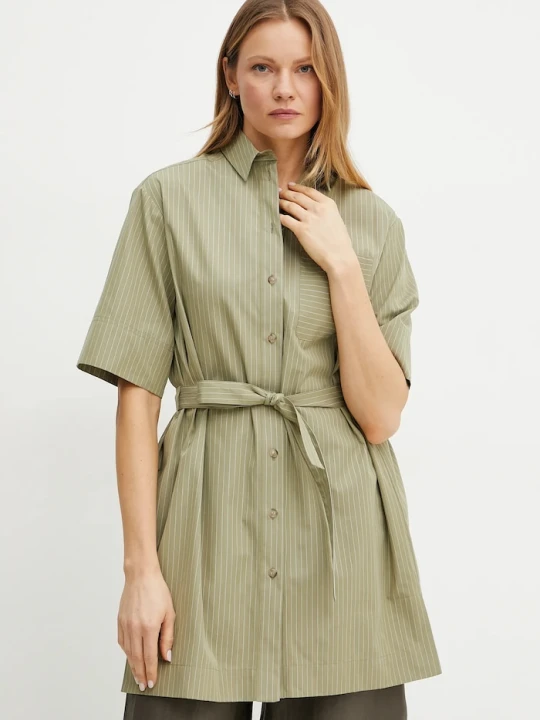Zdjęcie produktu MM by Max Mara koszula bawełniana zielony