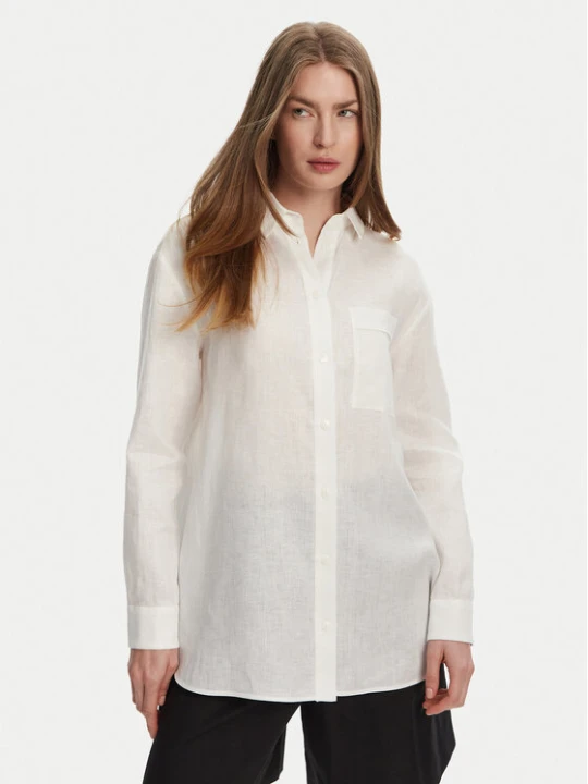 Zdjęcie produktu Max Mara Leisure Koszula Noel 2516111018 Biały Regular Fit