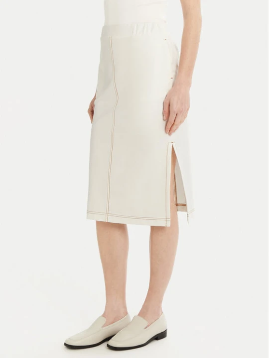 Zdjęcie produktu Max Mara Leisure Spódnica midi Otto 2516771017 Biały Regular Fit