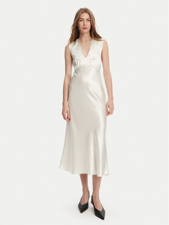 Zdjęcie produktu Max Mara Leisure Sukienka koktajlowa Glizia 2516221048 Biały Regular Fit