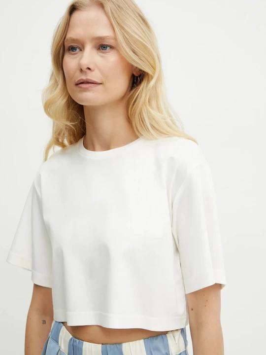 Zdjęcie produktu MM by Max Mara t-shirt beżowy