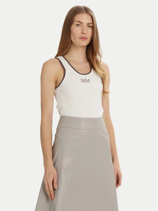 Zdjęcie produktu Max Mara Leisure Top Sax 2516941027 Biały Slim Fit