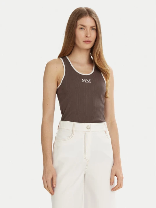 Zdjęcie produktu Max Mara Leisure Top Sax 2516941027 Brązowy Slim Fit