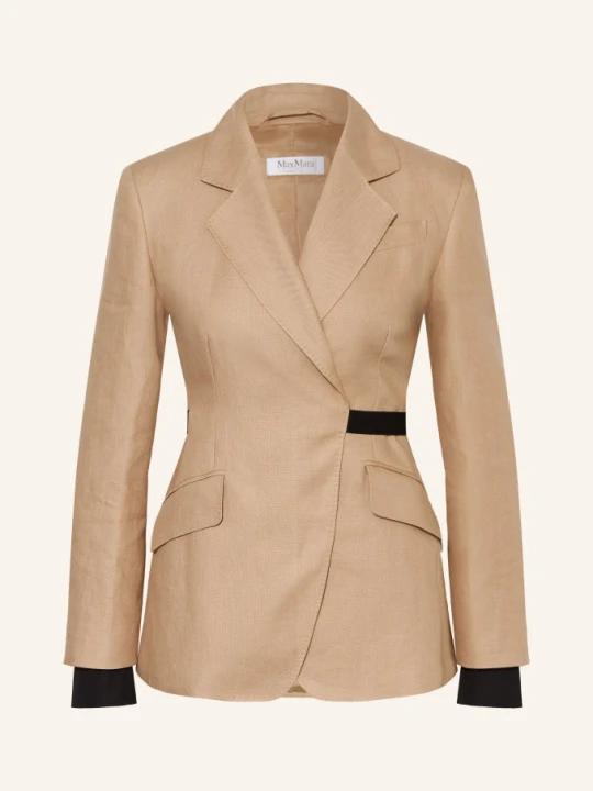 Zdjęcie produktu Max Mara Lniana Marynarka Fionda beige