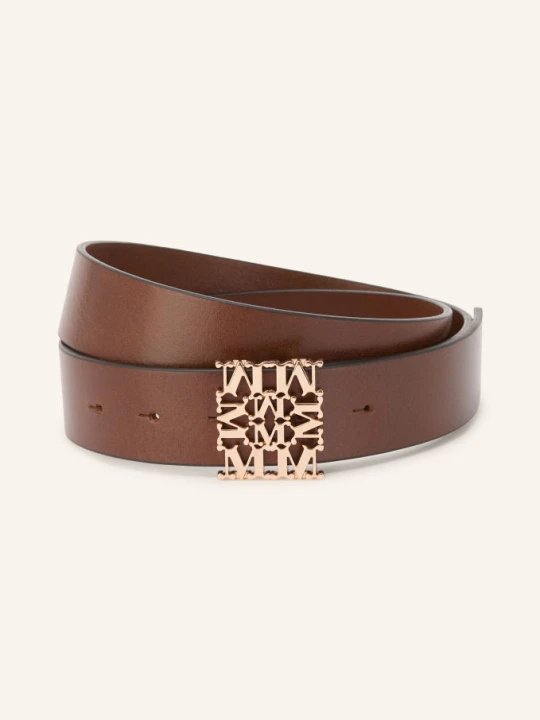 Zdjęcie produktu Max Mara Pasek Skórzany Sumero braun BRĄZOWY
