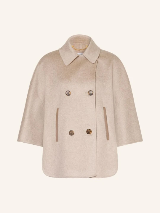 Zdjęcie produktu Max Mara Peleryna Z Kaszmiru Ospite beige
