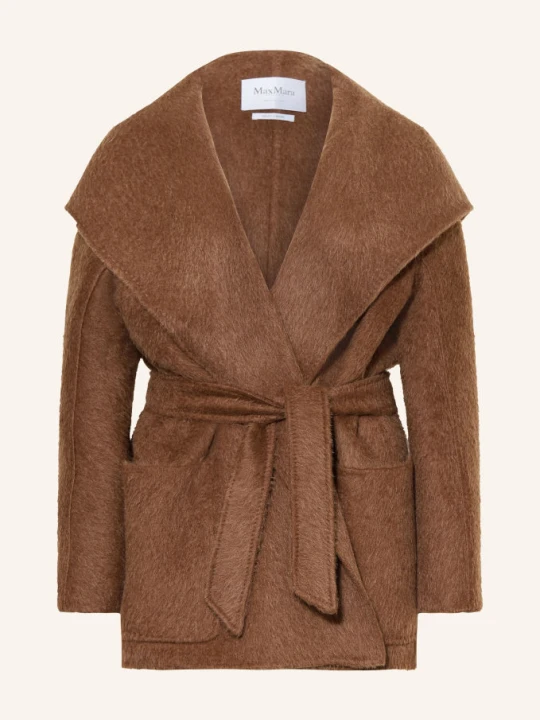 Zdjęcie produktu Max Mara Płaszcz Golf Z Wełny Wielbłądziej braun JASNOBRĄZOWY