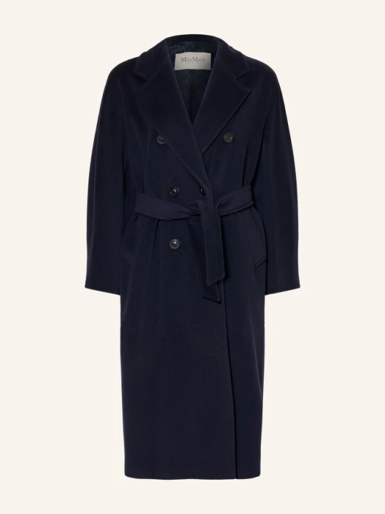 Zdjęcie produktu Max Mara Płaszcz Wełniany Madame blau GRANATOWY