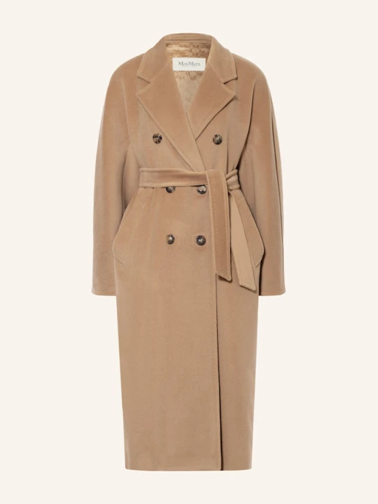 Zdjęcie produktu Max Mara Płaszcz Wełniany Madame braun CAMELOWY