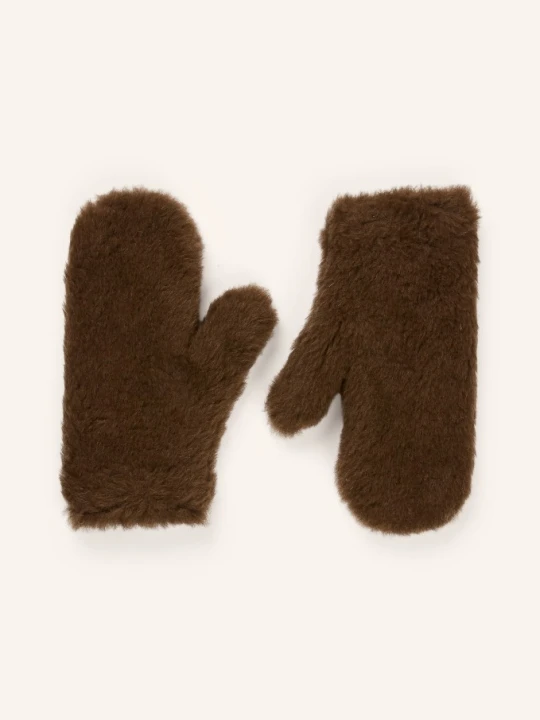 Zdjęcie produktu Max Mara Rękawiczki Mxaombrato Z Alpaki braun BRĄZOWY