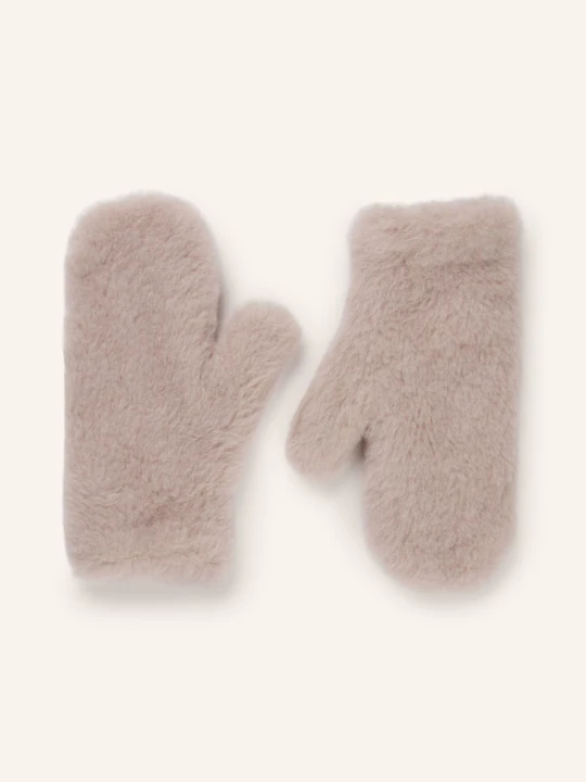 Zdjęcie produktu Max Mara Rękawiczki Z Jednym Palcem Ombrato Z Kaszmirem beige