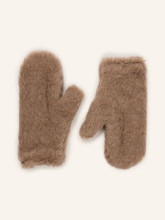 Zdjęcie produktu Max Mara Rękawiczki Z Jednym Palcem ombrato4 Z Alpaki beige