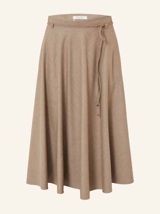 Zdjęcie produktu Max Mara Spódnica Califfo Z Kaszmiru beige JASNOBRĄZOWY