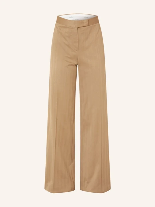 Zdjęcie produktu Max Mara Spodnie Dżinsowe Oliato Z Dżerseju braun CAMELOWY