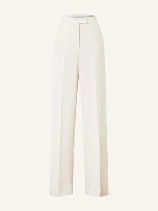 Zdjęcie produktu Max Mara Spodnie Marlene Attinia Z Dżerseju weiss KREMOWY