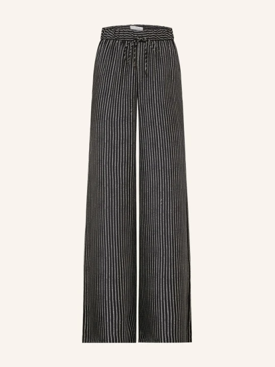 Zdjęcie produktu Max Mara Spodnie Z Jedwabiu Clarino schwarz