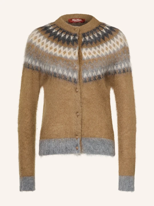 Zdjęcie produktu Max Mara Studio Kardigan Meringa Z Moherem braun brązowy