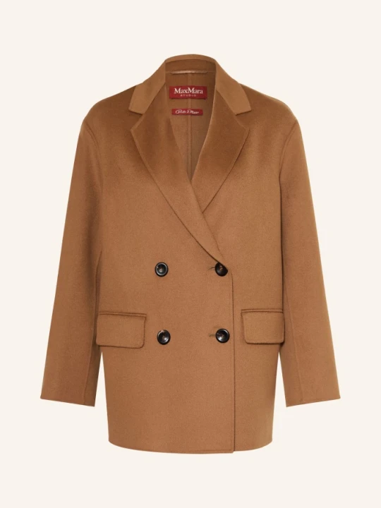 Zdjęcie produktu Max Mara Studio Kurtka Caban Omelia braun BRĄZOWY