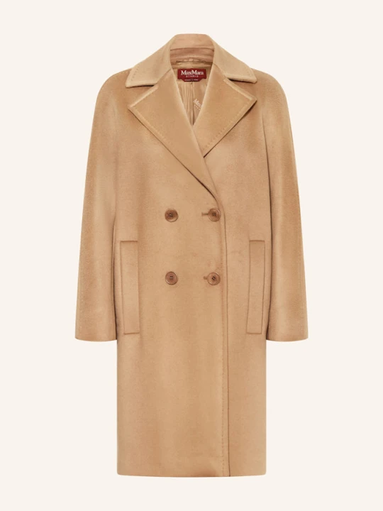Zdjęcie produktu Max Mara Studio Płaszcz Wełniany Agenda braun CAMELOWY
