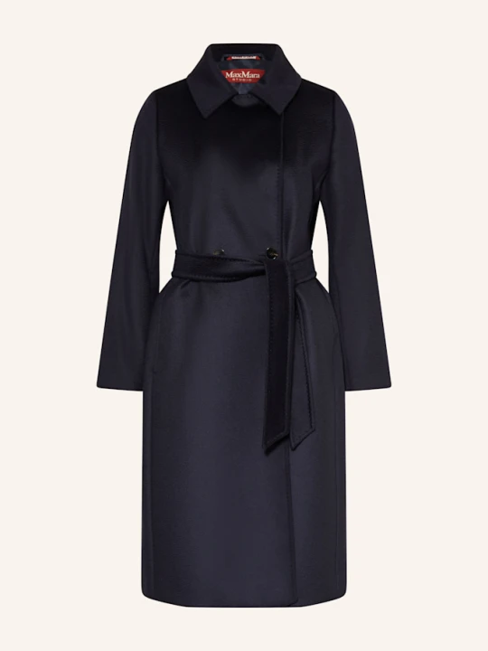 Zdjęcie produktu Max Mara Studio Płaszcz Wełniany Bcollag blau GRANATOWY