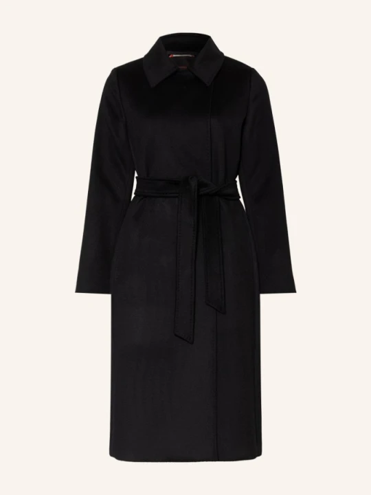 Zdjęcie produktu Max Mara Studio Płaszcz Wełniany Bcollag schwarz CZARNY